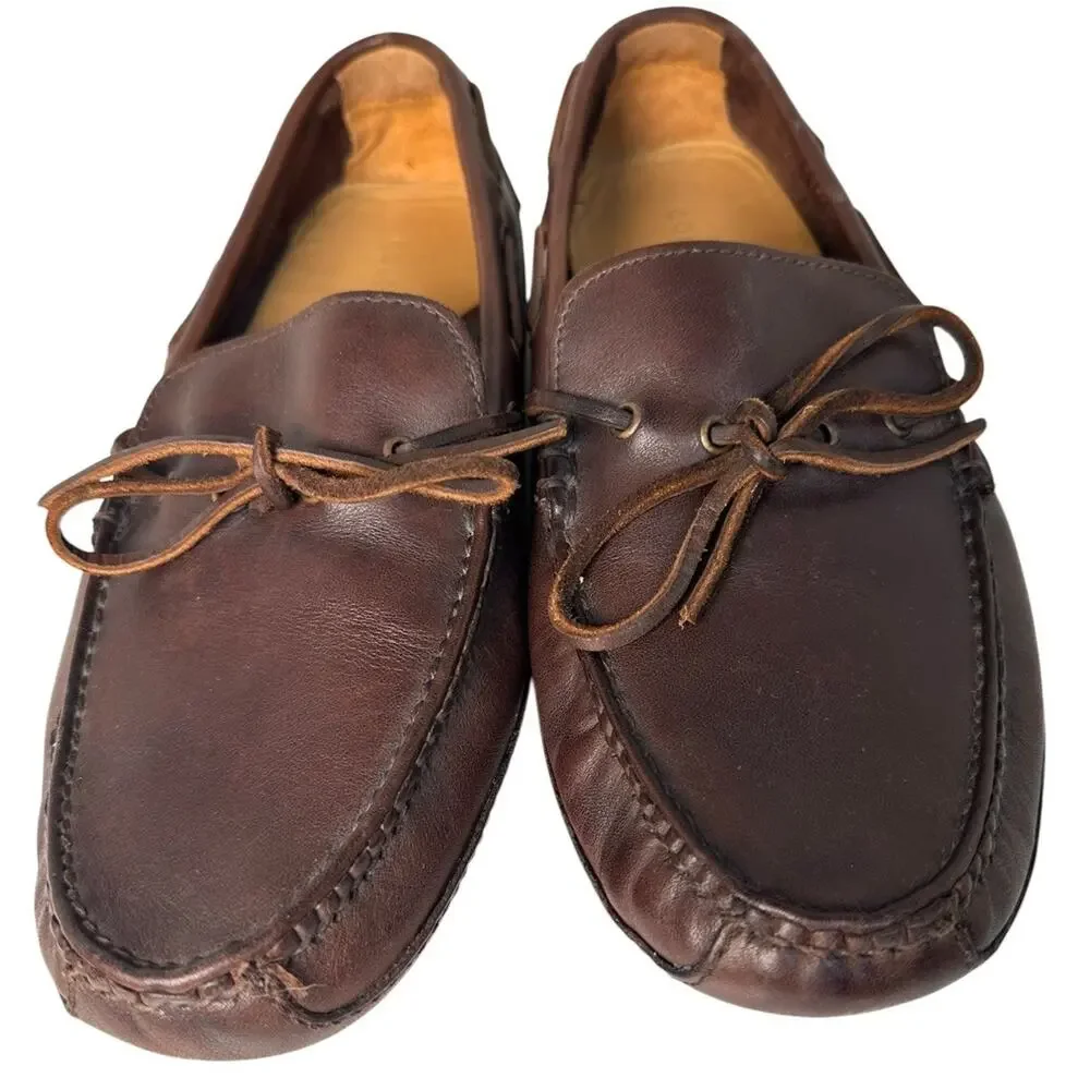 Cole Haan Grant Canoe Camp Moc Leather Driver Loafers Men’s 8M Moro Brown